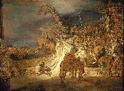 REMBRANDT Harmenszoon van Rijn The concord of the state. oil painting on canvas
